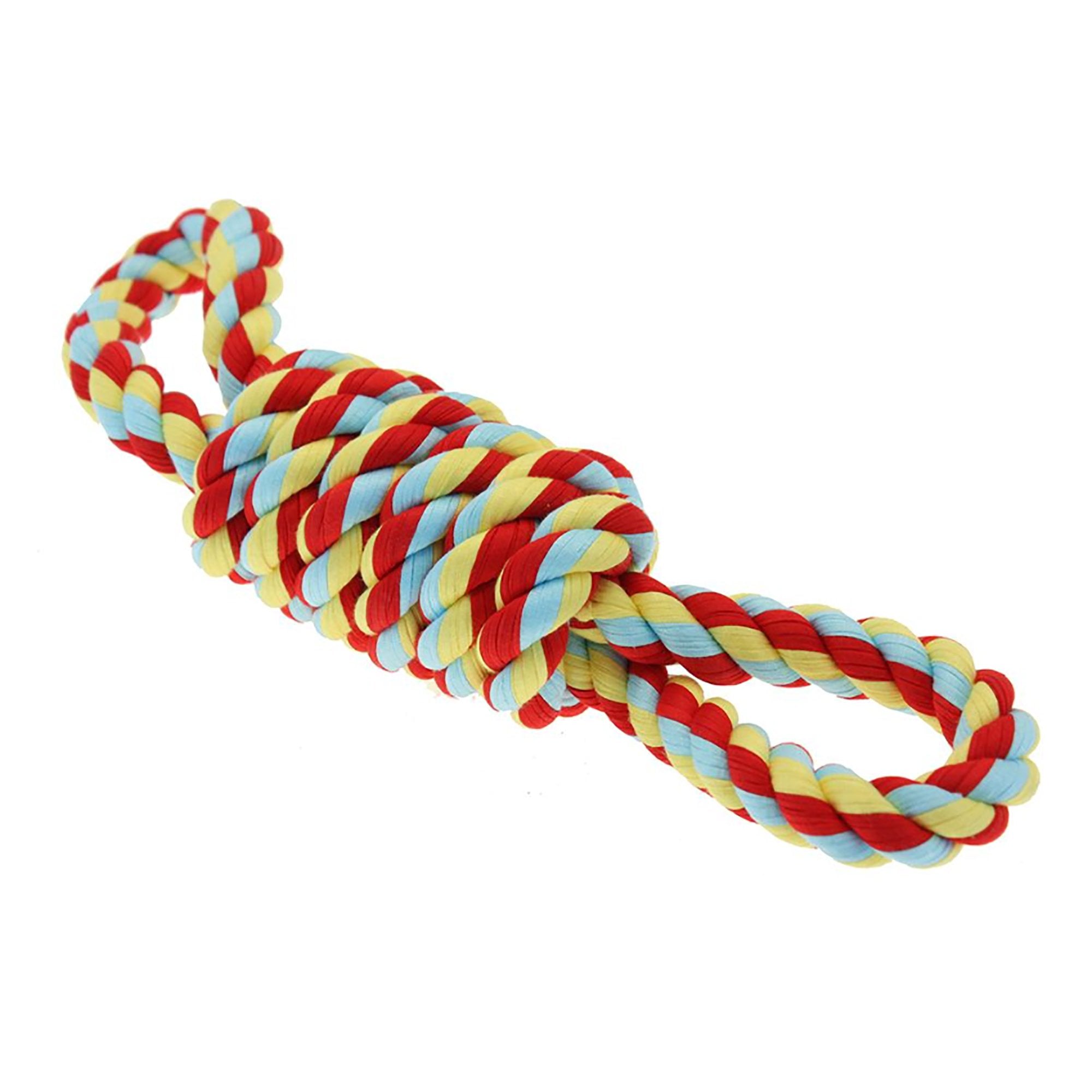 Twist-Tee Coil Tugger 2 Handled Dog Toy