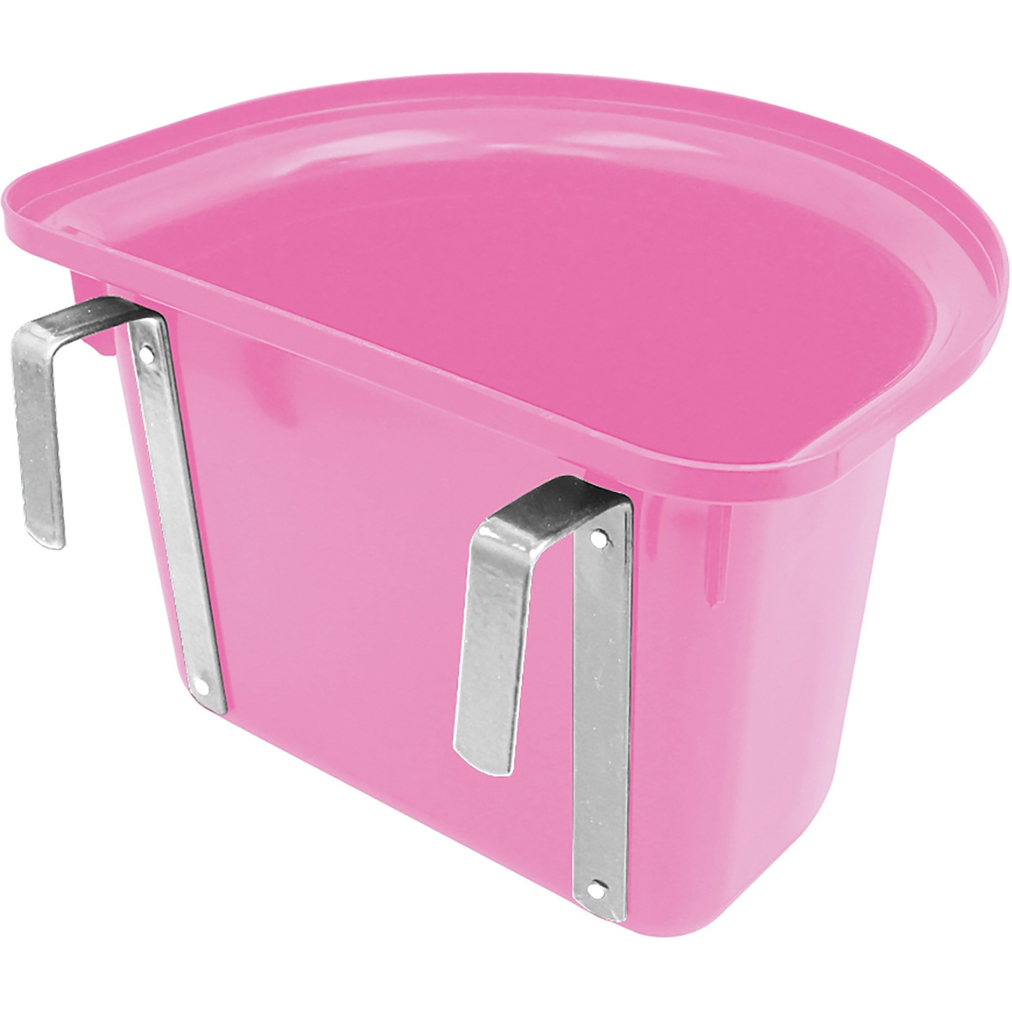 Portable Hook Over Manger 12 Litre Pink