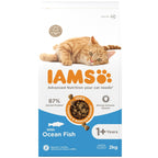 IAMS Adult 1+ Years Cat Food With Ocean Fish 2kg
