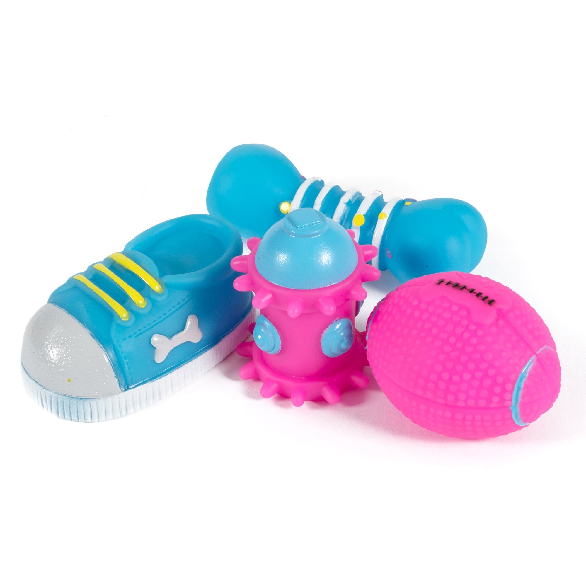 Small Bite Puppy Selection Vinyl Squeaky Dog Toys