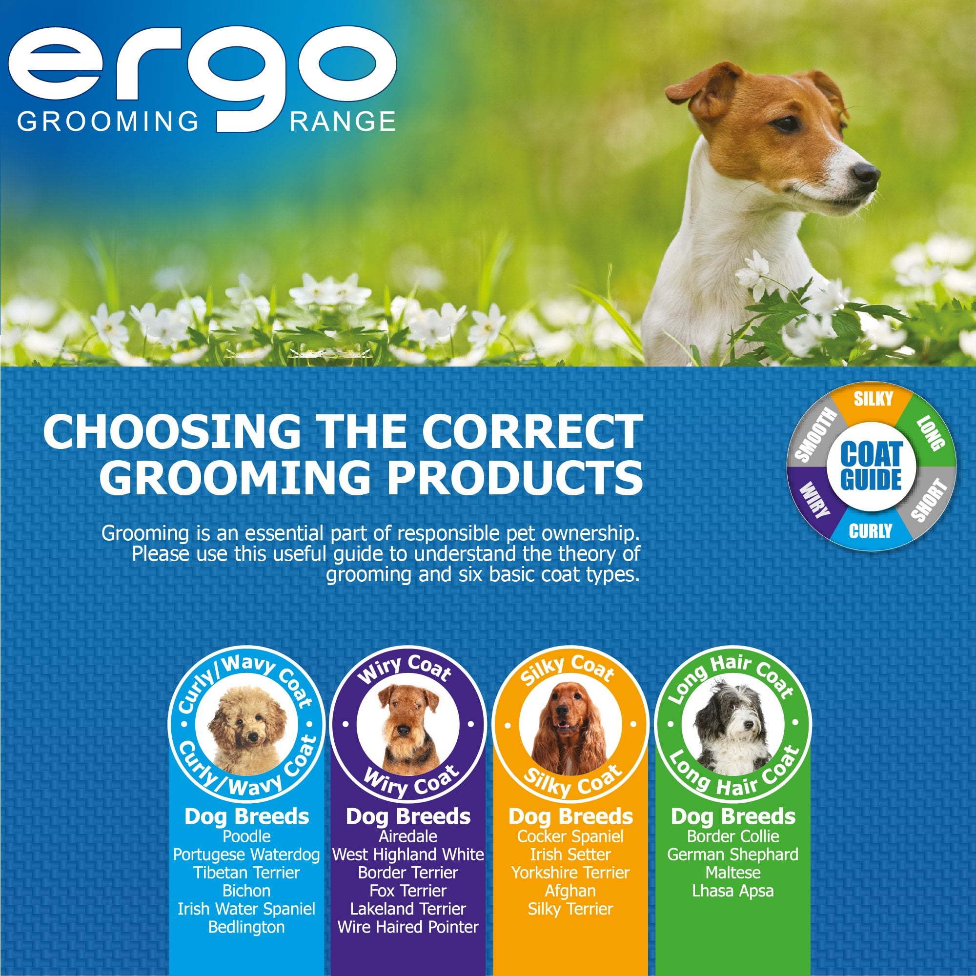 Ergo Universal Dog Comb - Medium