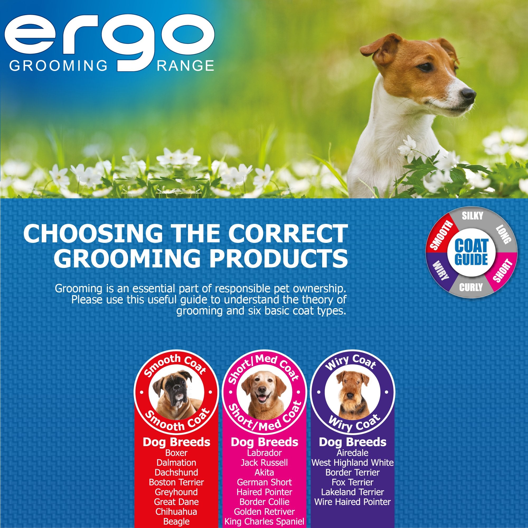 Ancol Ergo Grooming Shedding Blade For Dogs