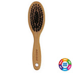 Ancol Ergo Wood Handle Soft Bristle Dog Brush - Small