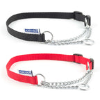 Nylon Chain Check Dog Collar