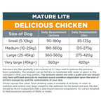 Mature Lite Delicious Chicken Dog Food 2kg