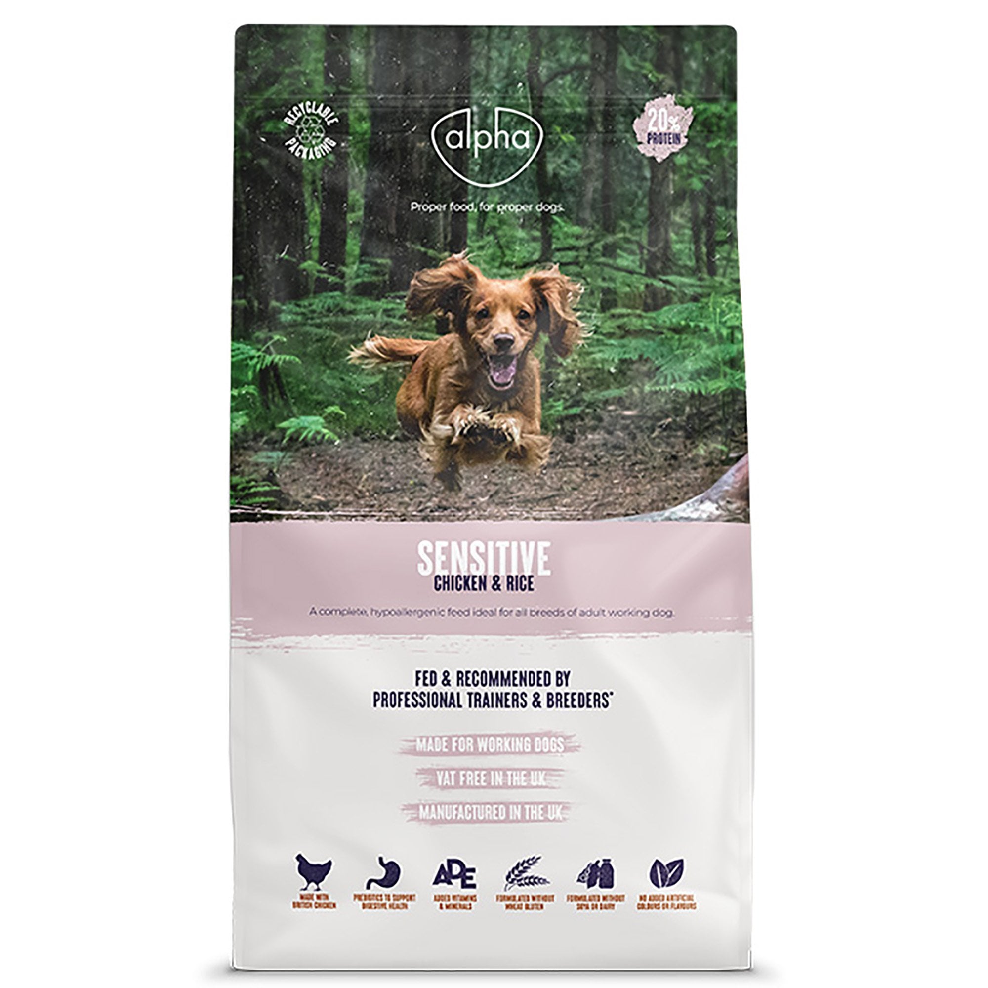 Sensitive Complete Adult Dog Food 15kg