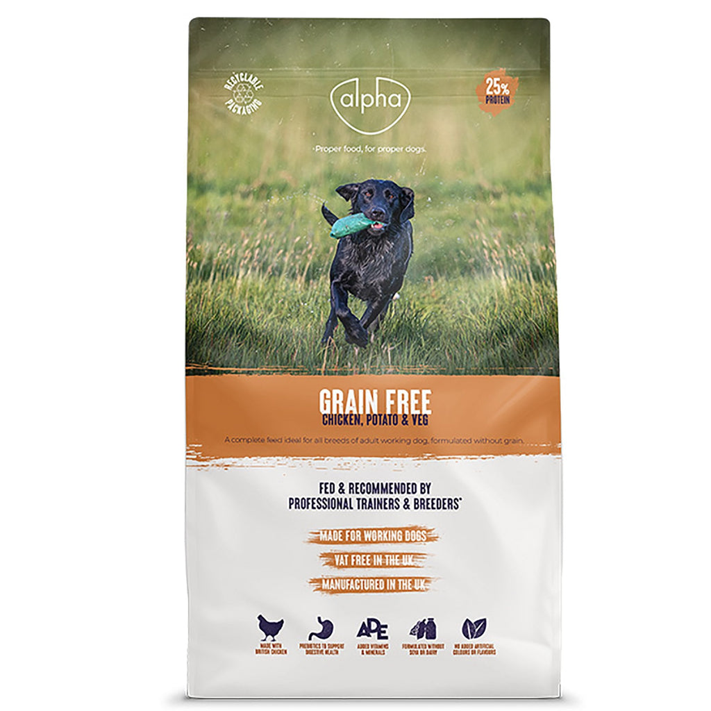 Grain Free Adult Chicken, Potato & Veg Dog Food 15kg