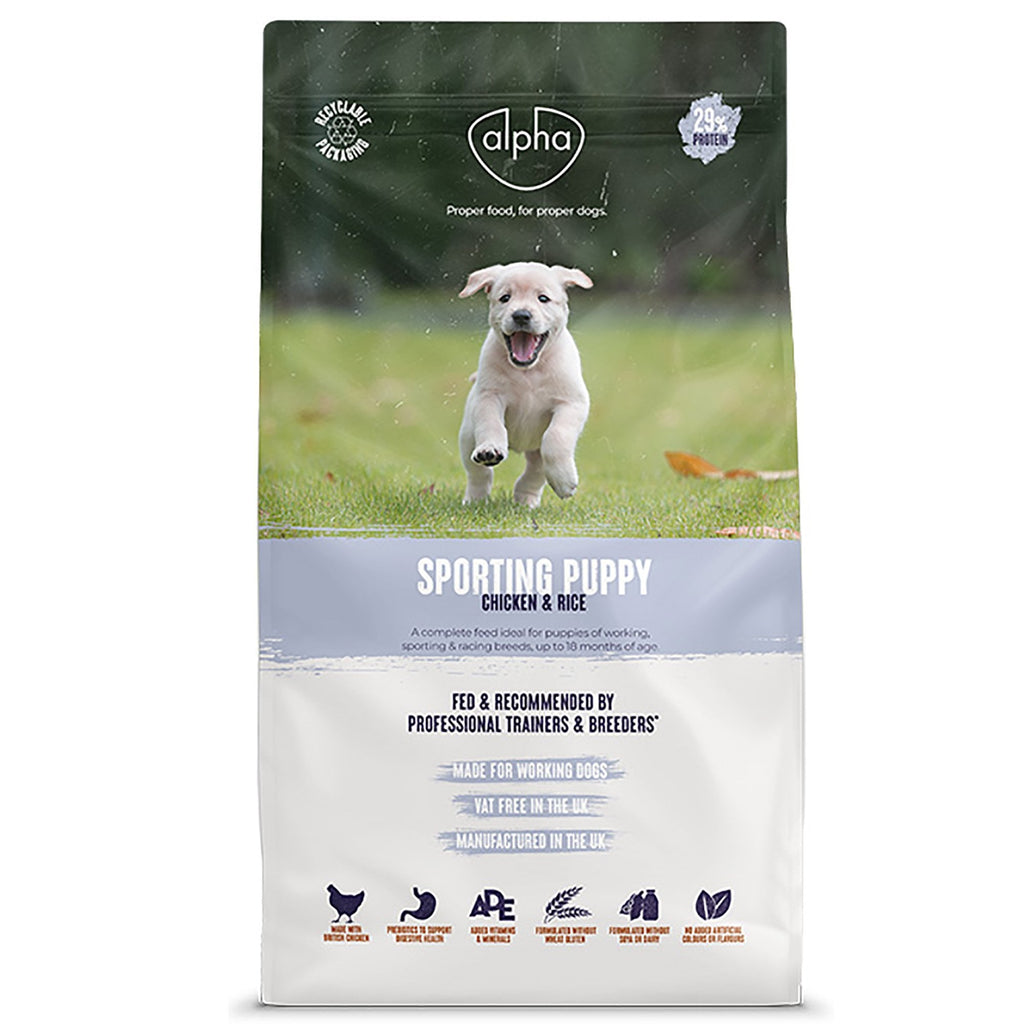 Sporting Puppy Chicken & Rice Dog Food 15kg