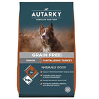Autarky grain-free senior dog food package with a dog on the label