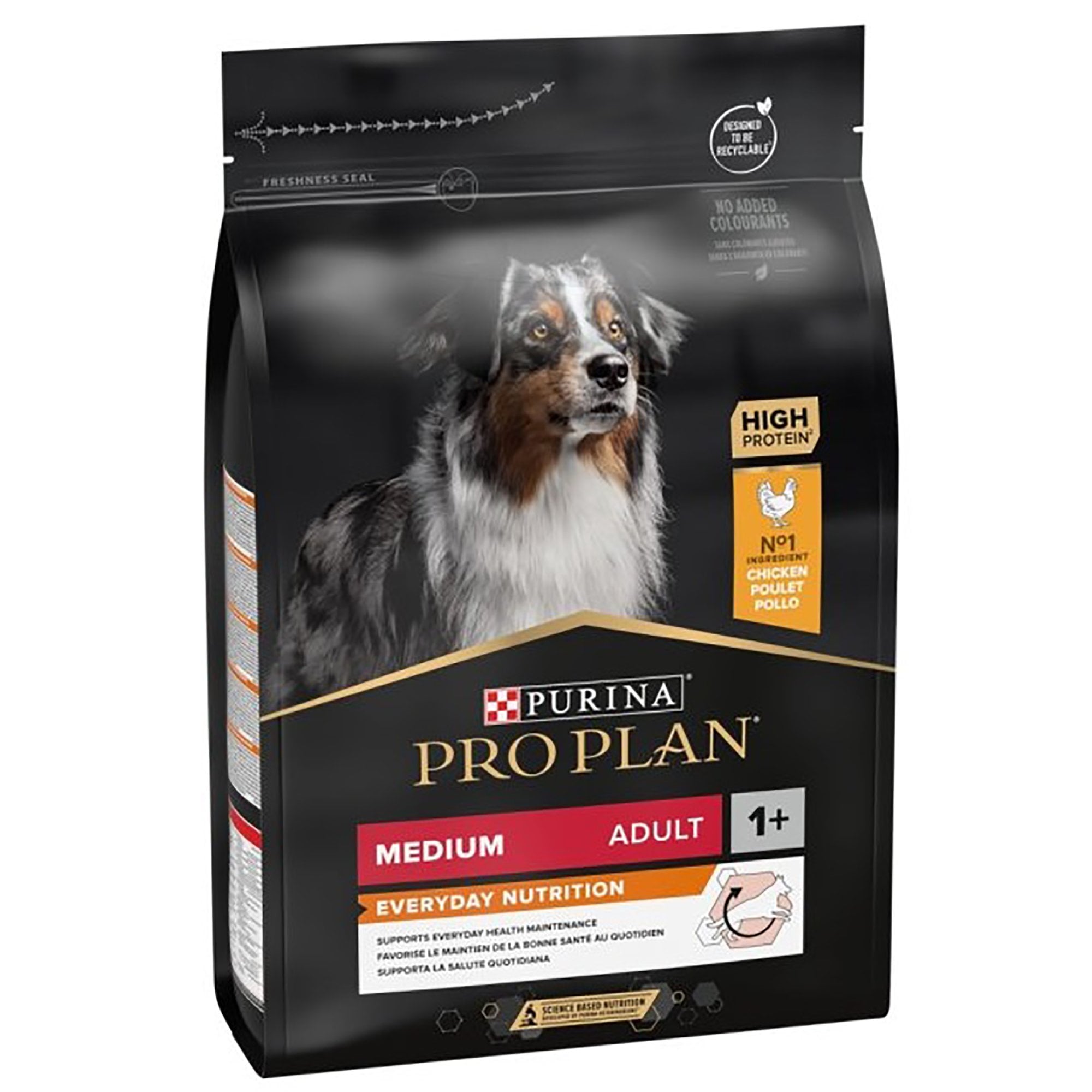 Medium Adult Everyday Nutrition Chicken Dog Food 3kg