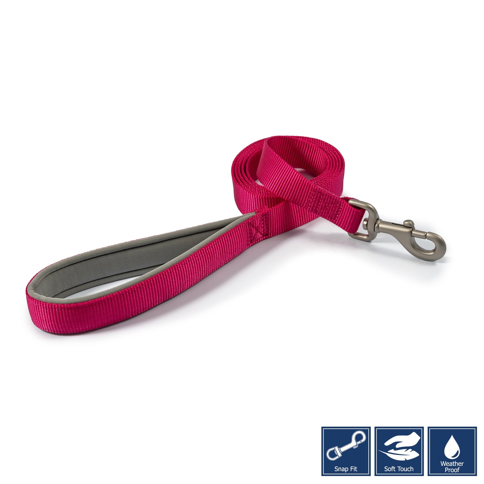 Ancol Viva Padded Snap Dog Lead 180 x 2.5cm