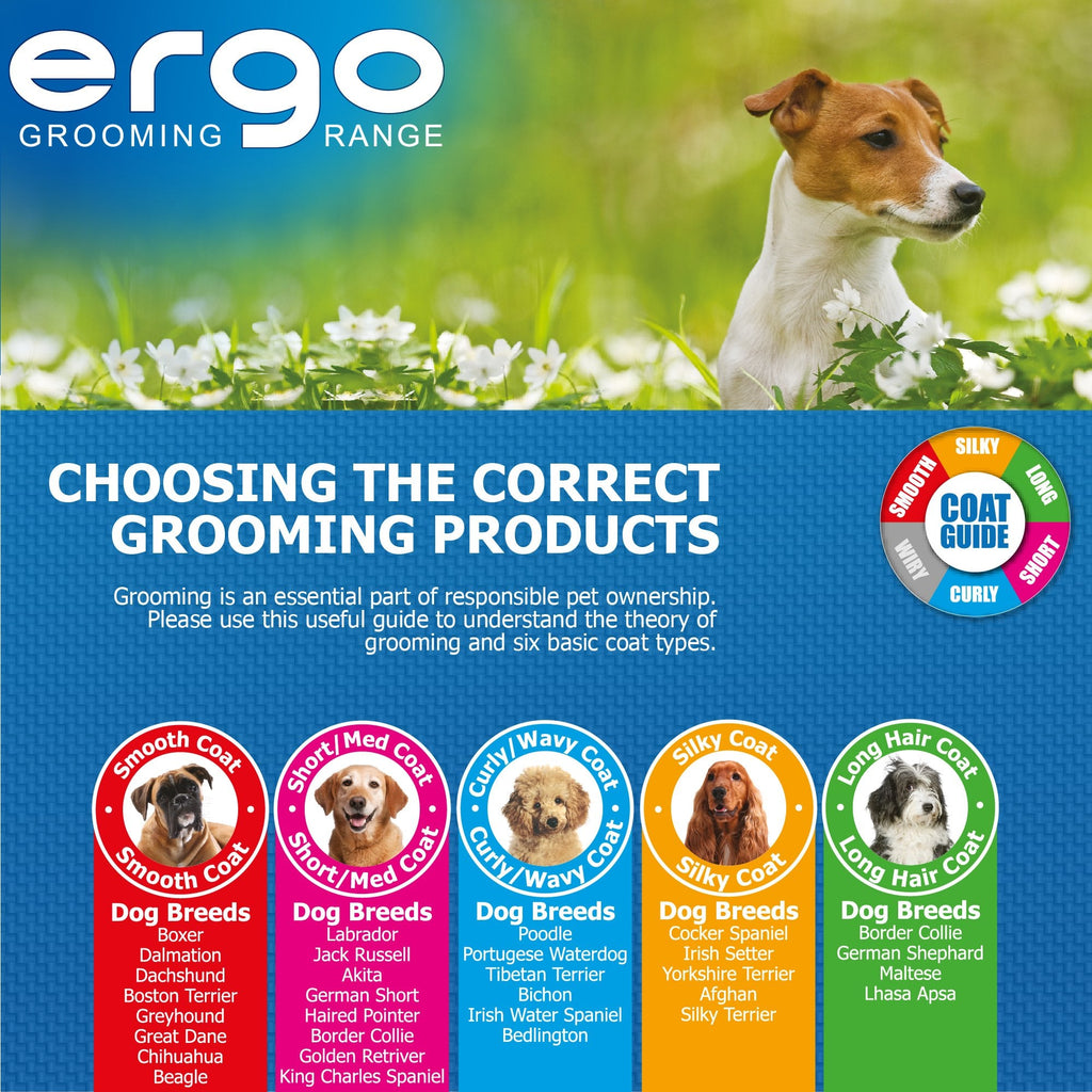 Ancol Ergo Hedgehog Slicker Dog Brush - Large