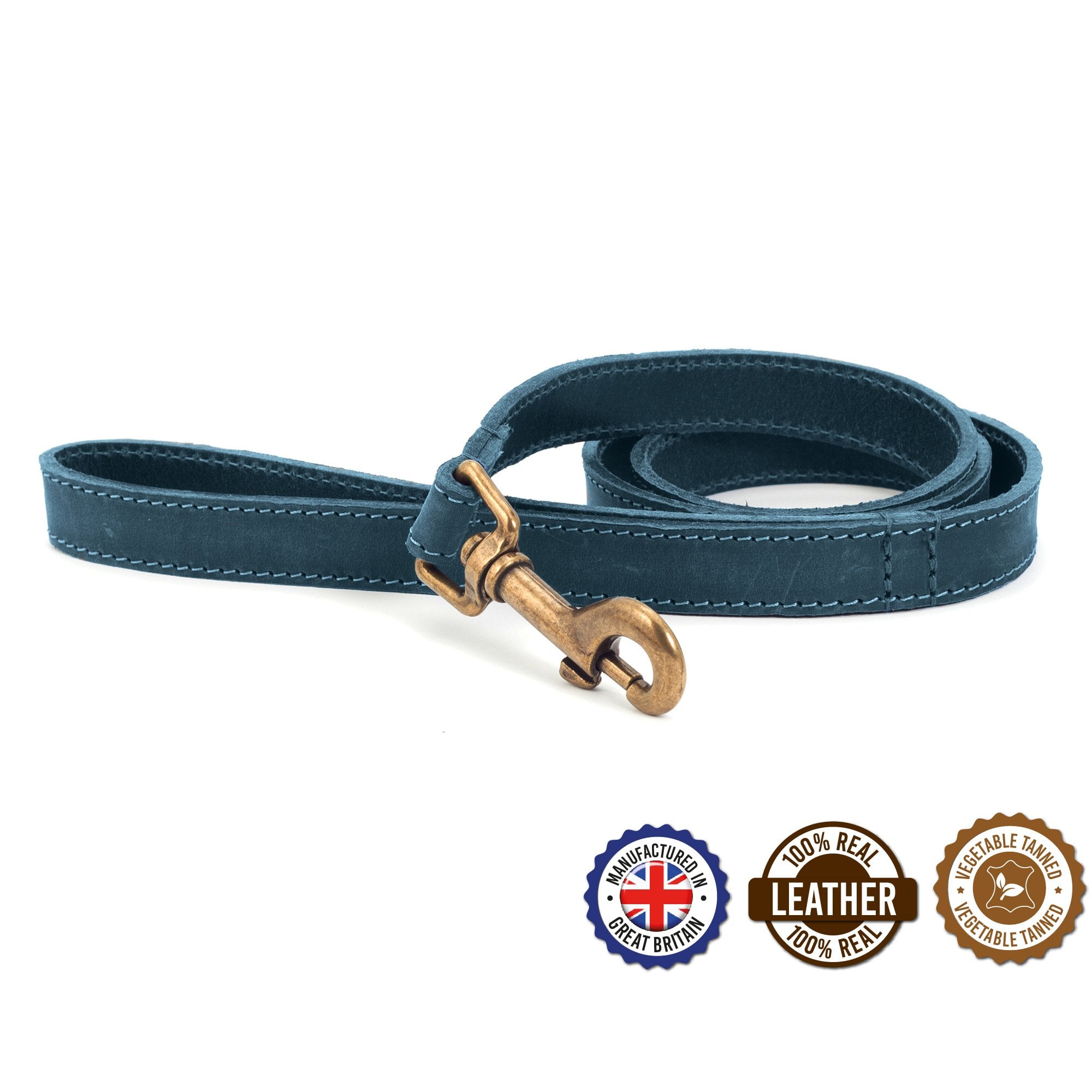 Ancol Timberwolf Leather Dog Lead