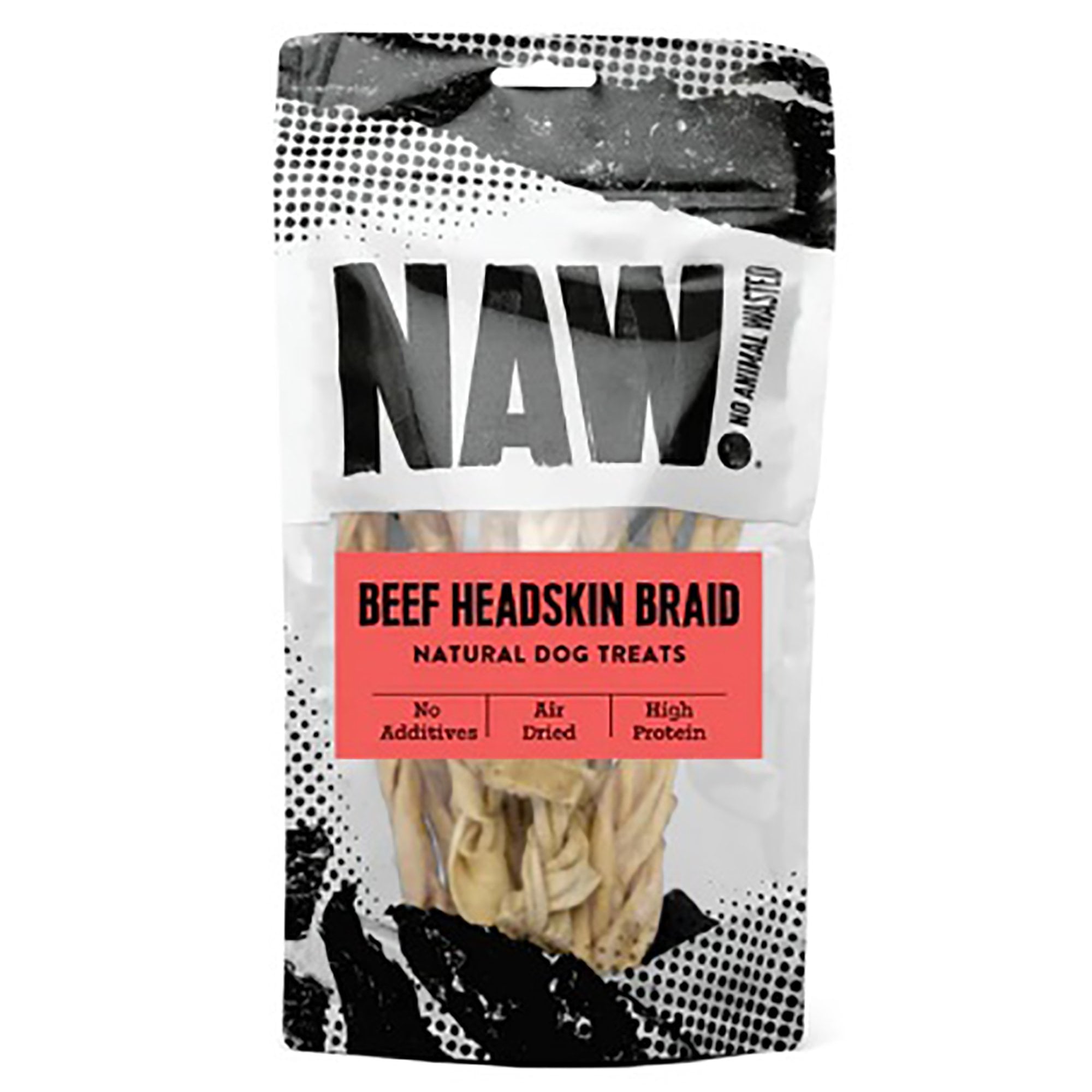 Braided Beef Head Skin Natural Dog Treat 100g