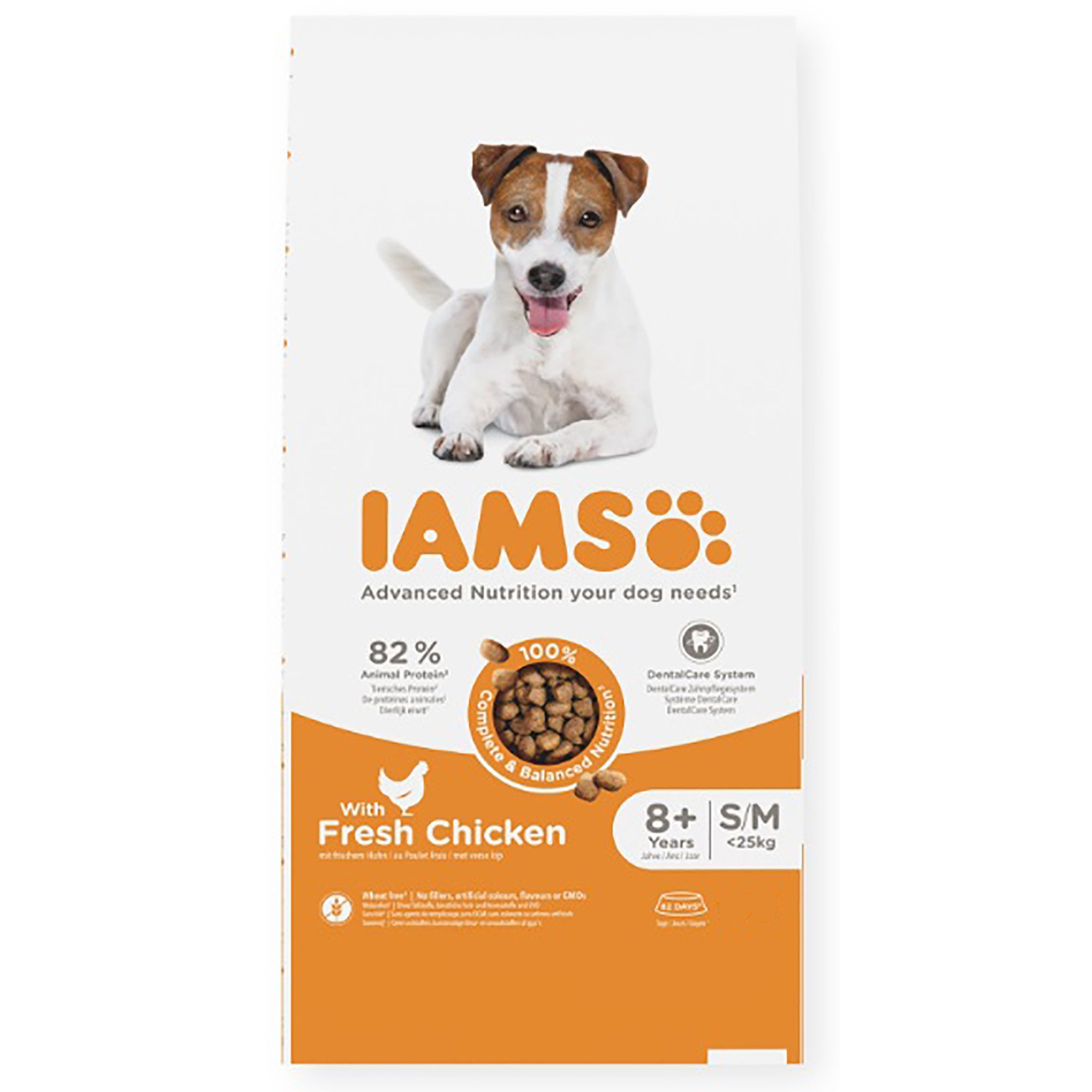 Vitality Senior Small/Medium Breed Dog Food With Fresh Chicken 12kg