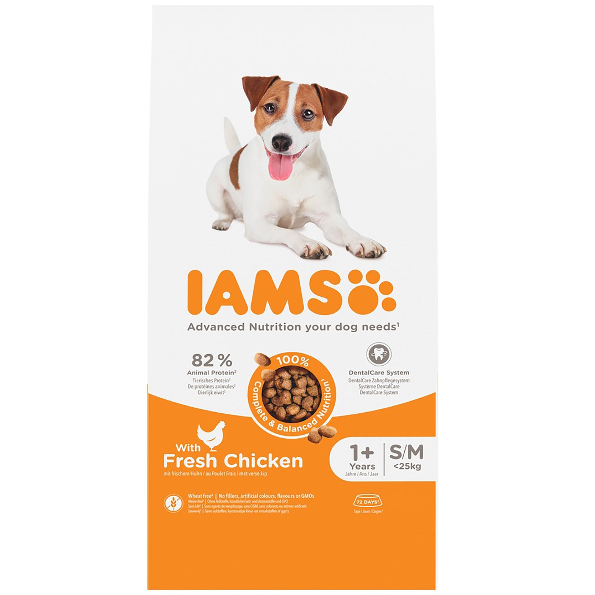 Vitality Adult Small/Medium Breed Dog Food with Fresh Chicken 12kg