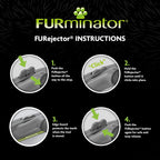 Furminator deShedding Tool Short Hair for Medium Dogs
