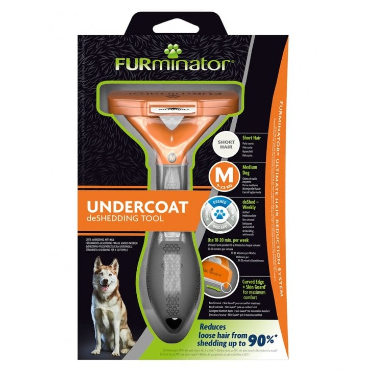 Furminator deShedding Tool Short Hair for Medium Dogs