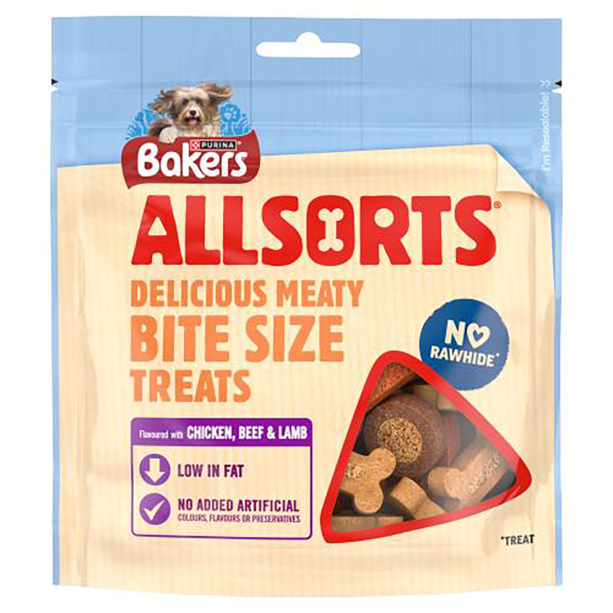 Allsorts Chicken, Beef & Lamb Bite Size Dog Treats 98g