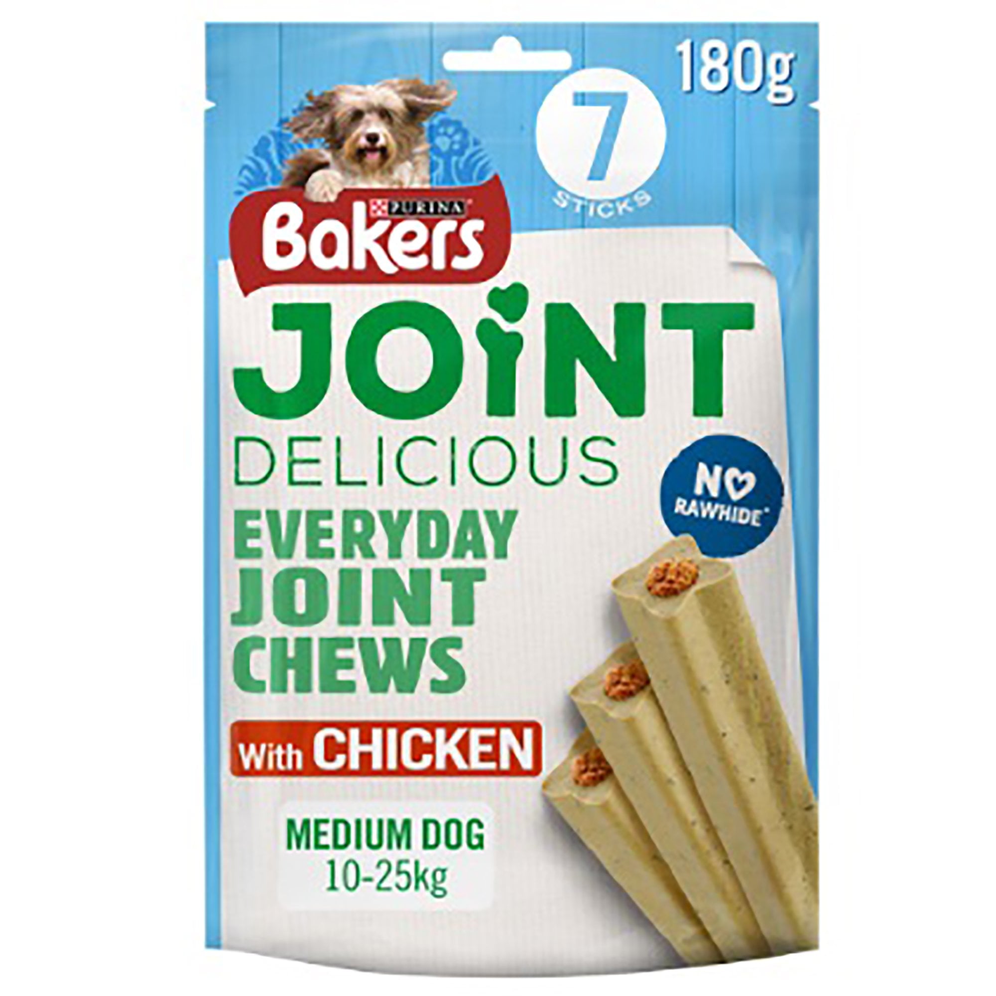 Joint Delicious Medium Chicken Dog Treats - 7 Sticks