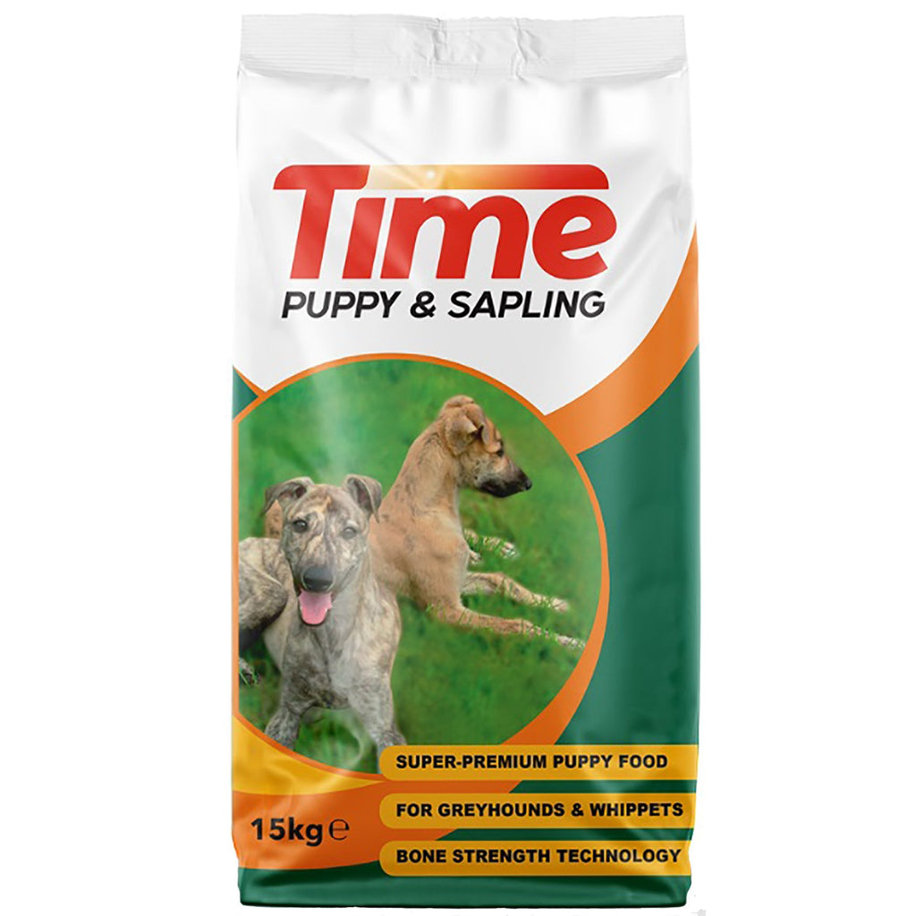 Time Puppy & Sapling Complete Greyhound Dog Food 15kg