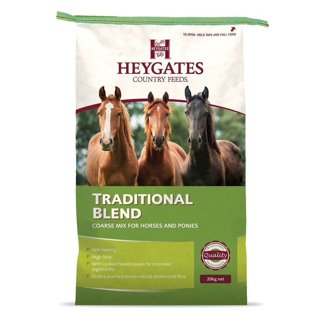 Heygates Country Feeds Traditional Blend Coarse Mix Horse & Pony Feed 20kg