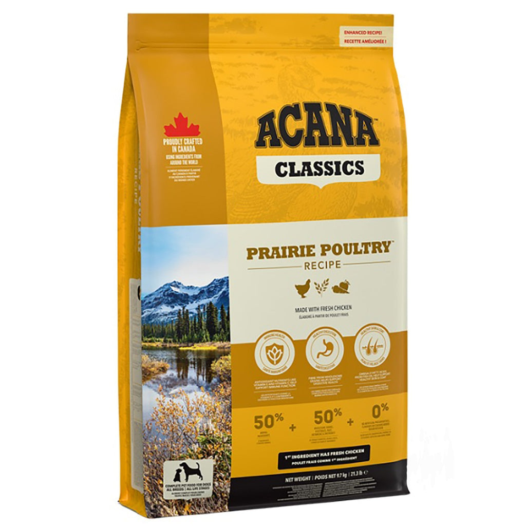 ACANA Classic Prairie Poultry Adult Chicken Dry Dog Food 9.7kg