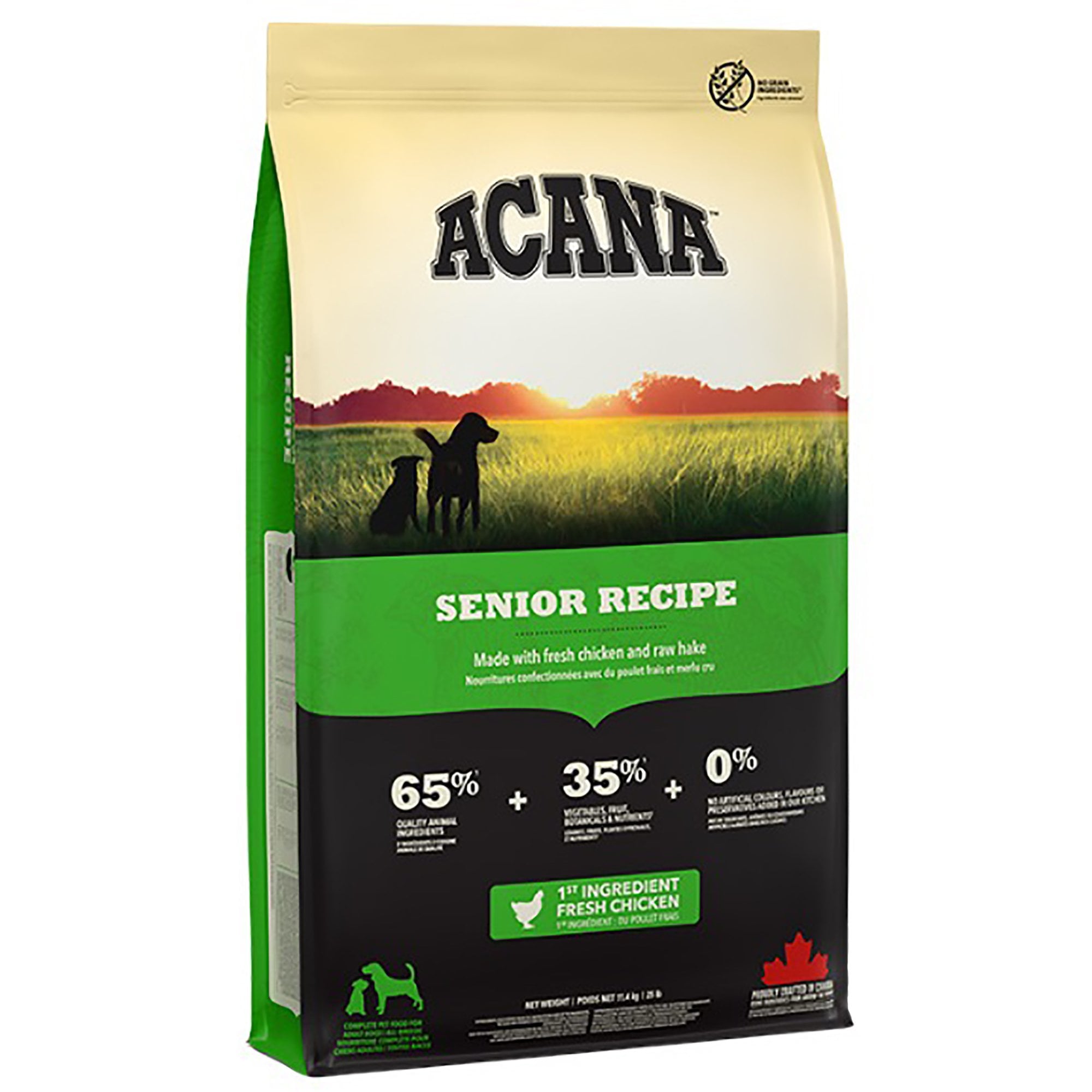 Senior Recipe Chicken & Hake Dog Food 11.4kg