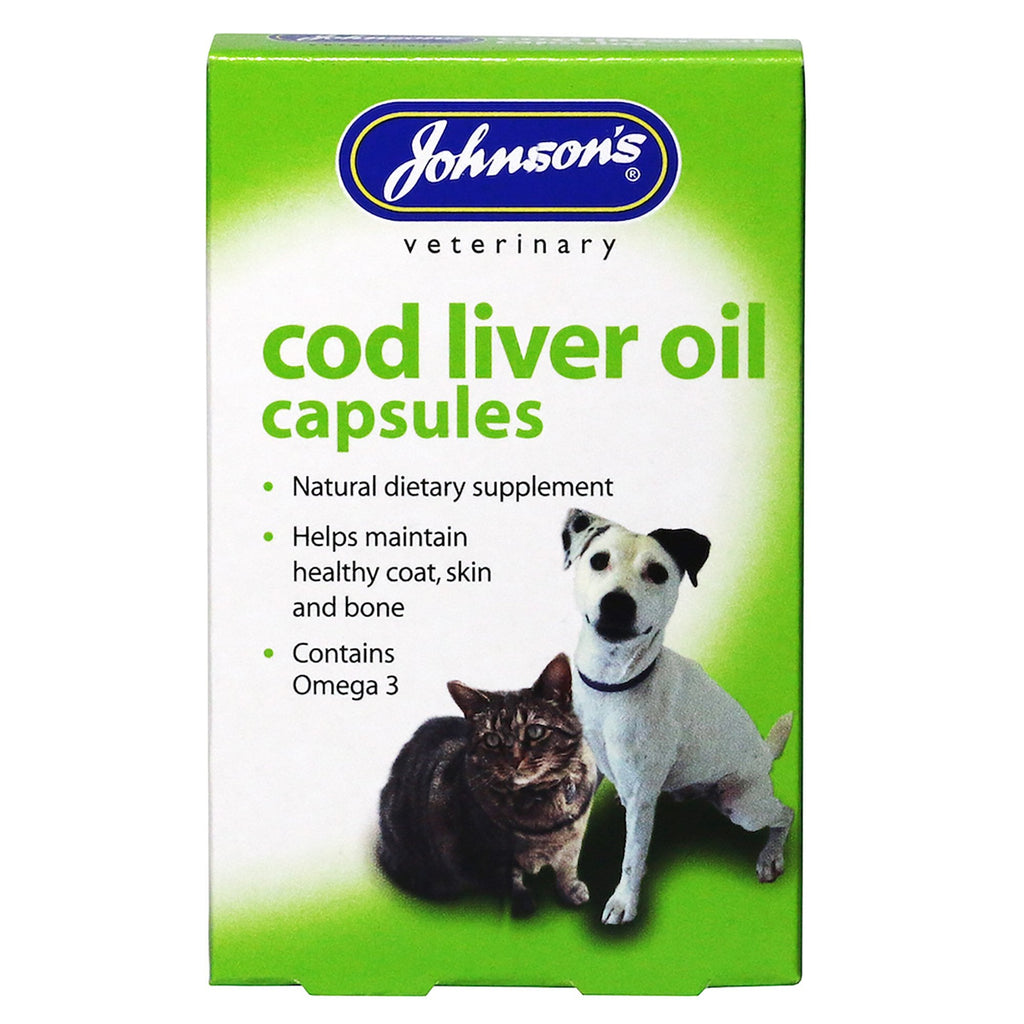 Johnson's Veterinary Cod Liver Oil Capsules Pack 40