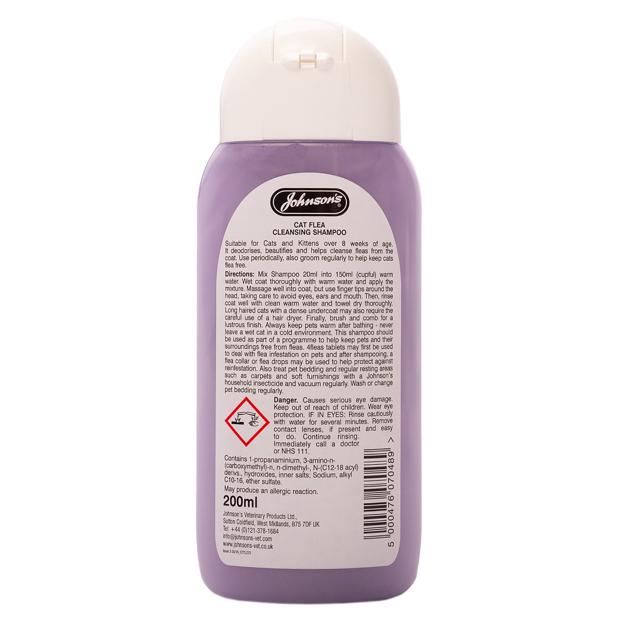 Cat Flea Repellent Shampoo 200ml