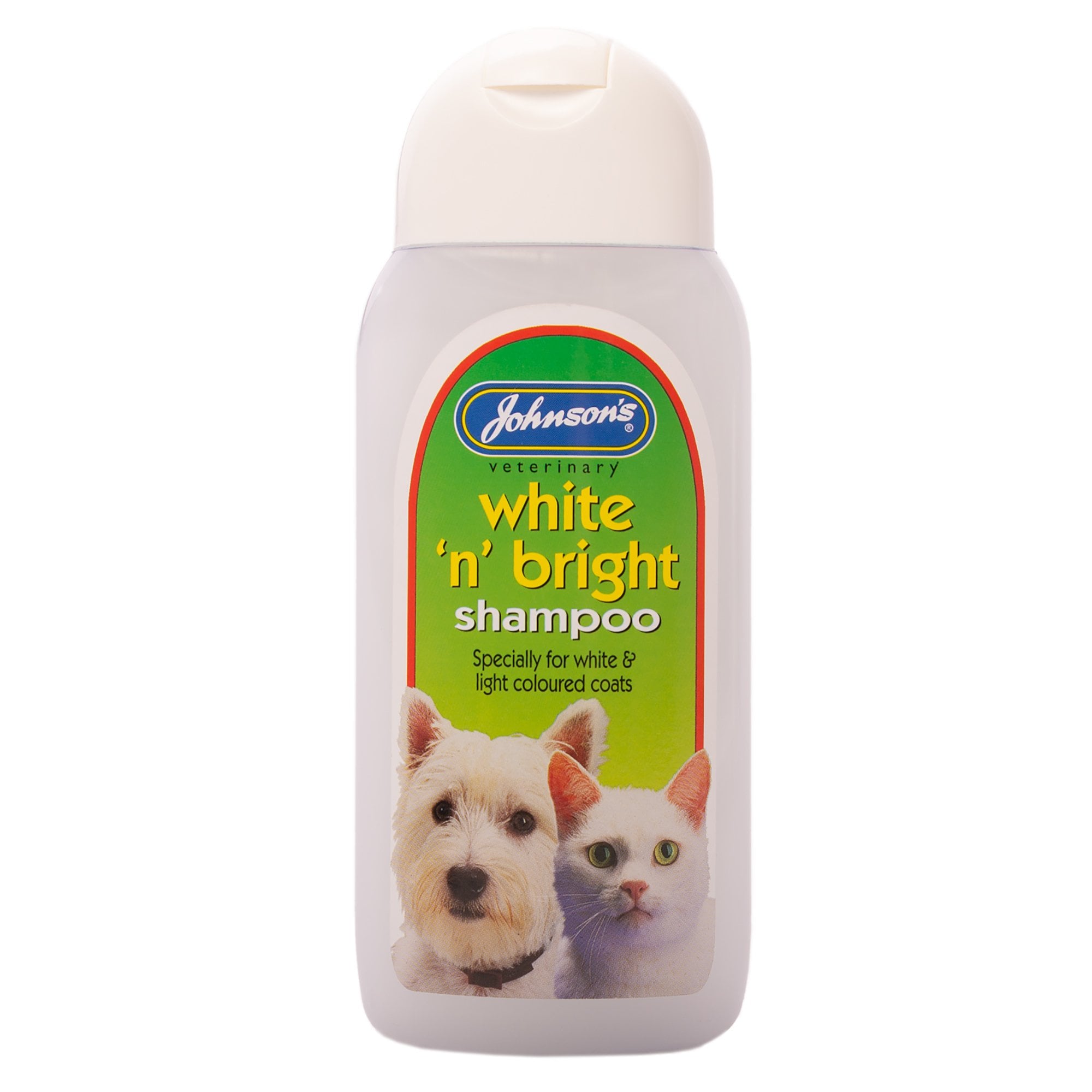 Johnson's Veterinary White 'n' Bright Dog & Cat Shampoo 200ml
