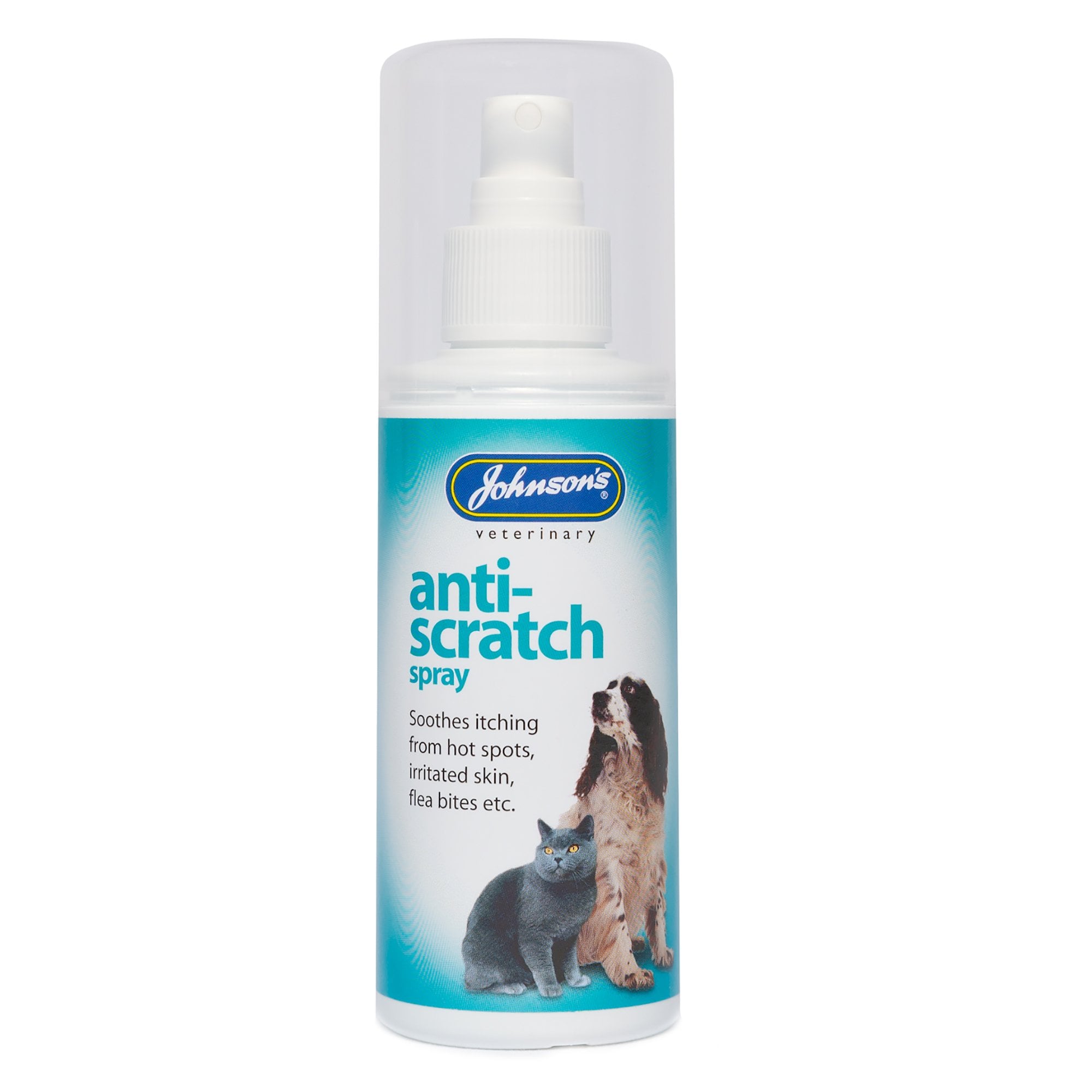 Johnson's Veterinary Anti-Scratch Spray for Dogs & Cats 100ml