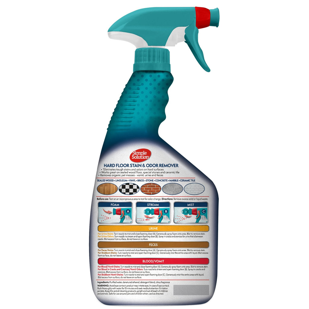 Simple Solution Hard Floor Stain & Odour Remover For Dogs 750ml