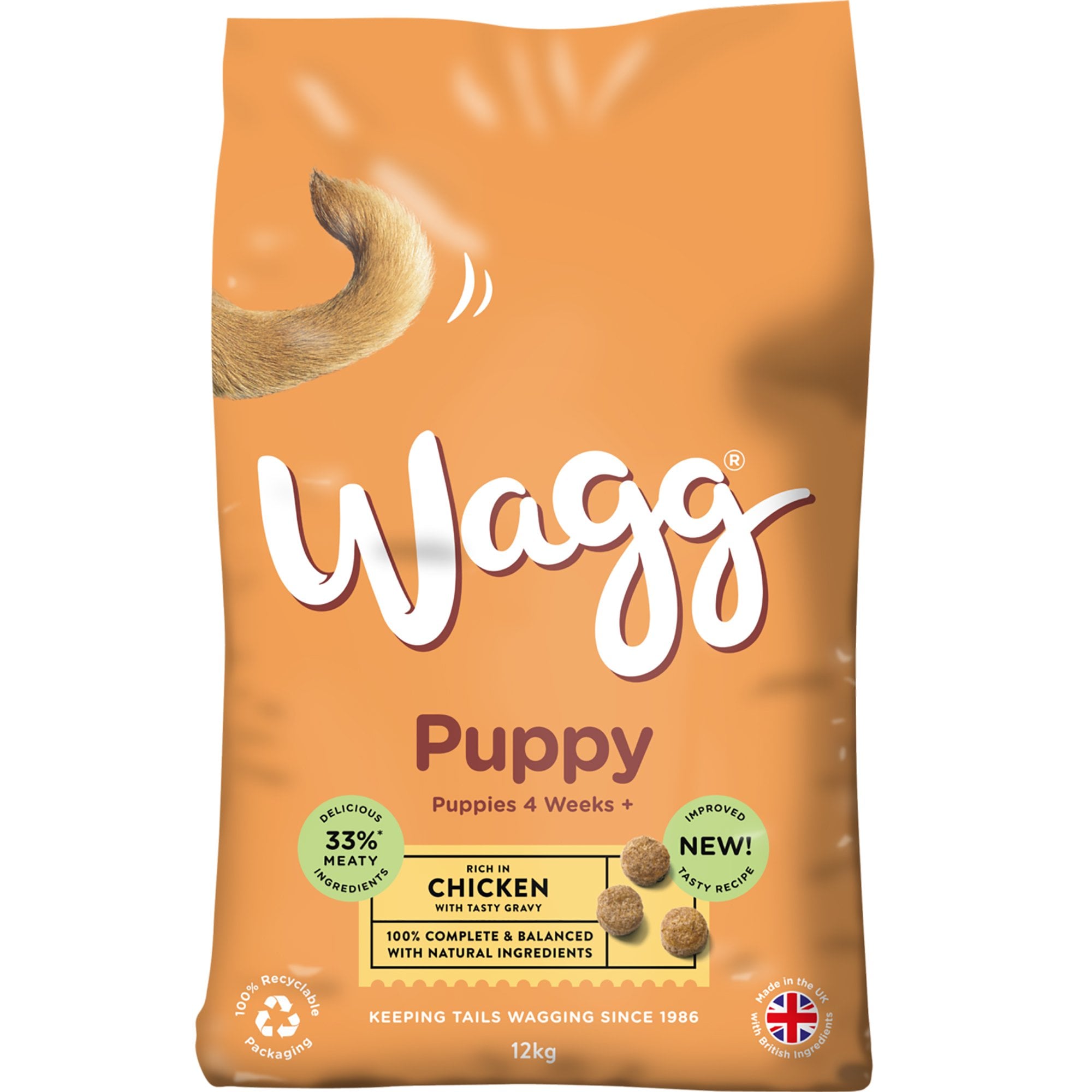 Puppy Complete With Chicken & Gravy Dog Food 12kg
