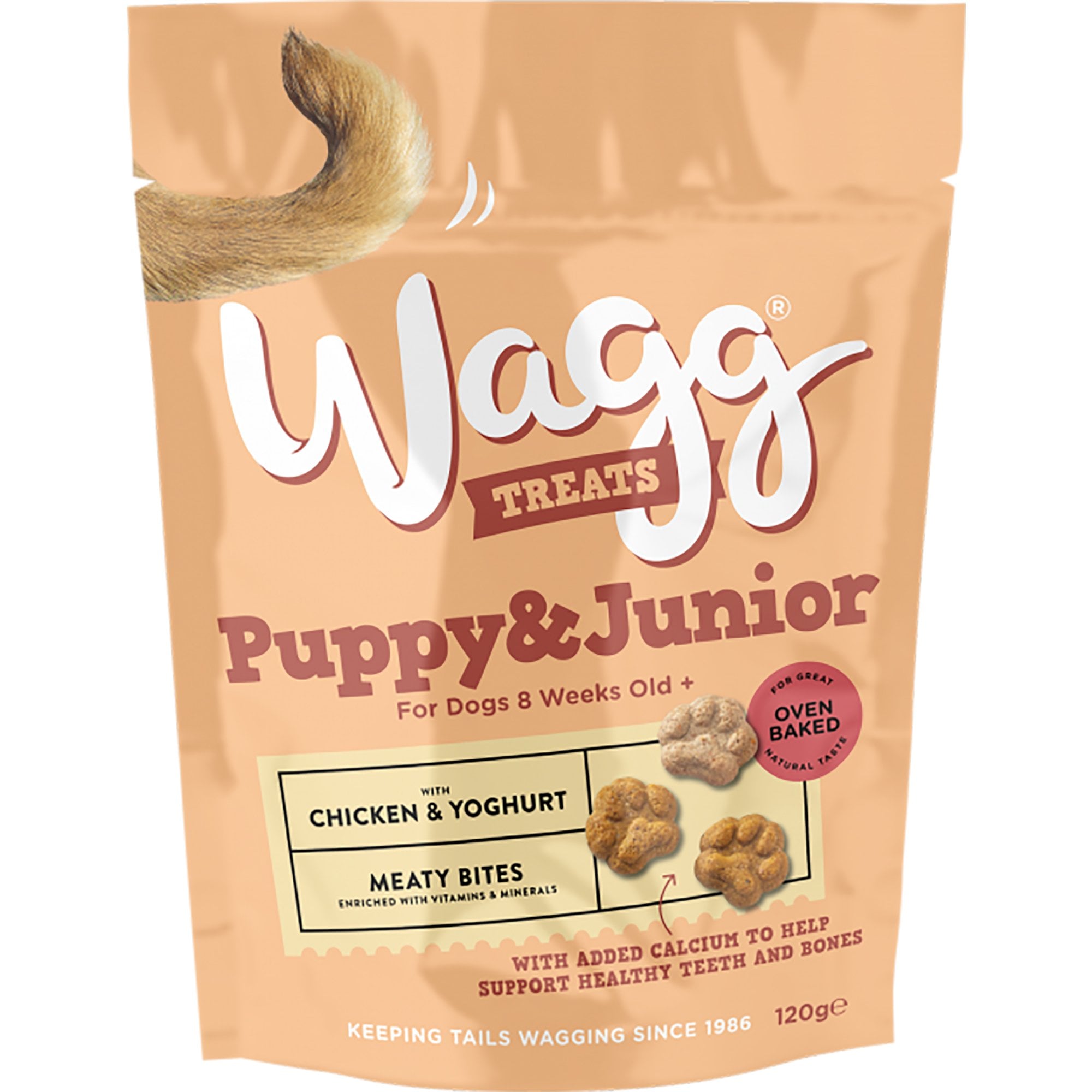 Puppy & Junior Treats with Chicken & Youghurt 120g