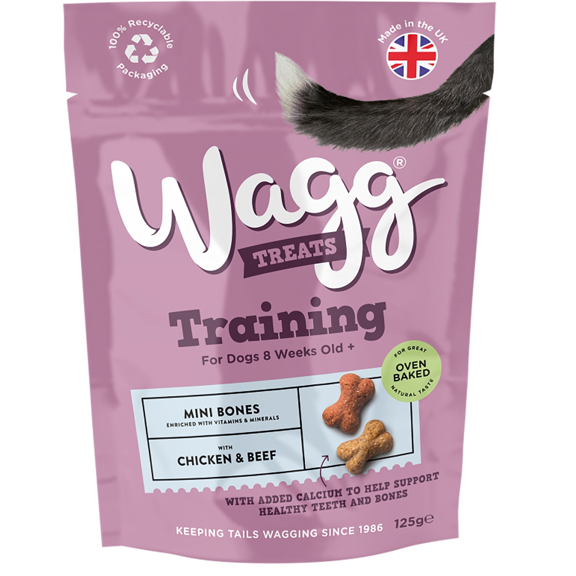 Training With Chicken & Beef Dog Treats 125g