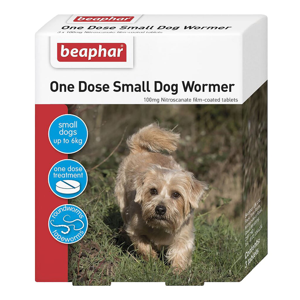Beaphar One Dose Small Dog Wormer - 3 Pack