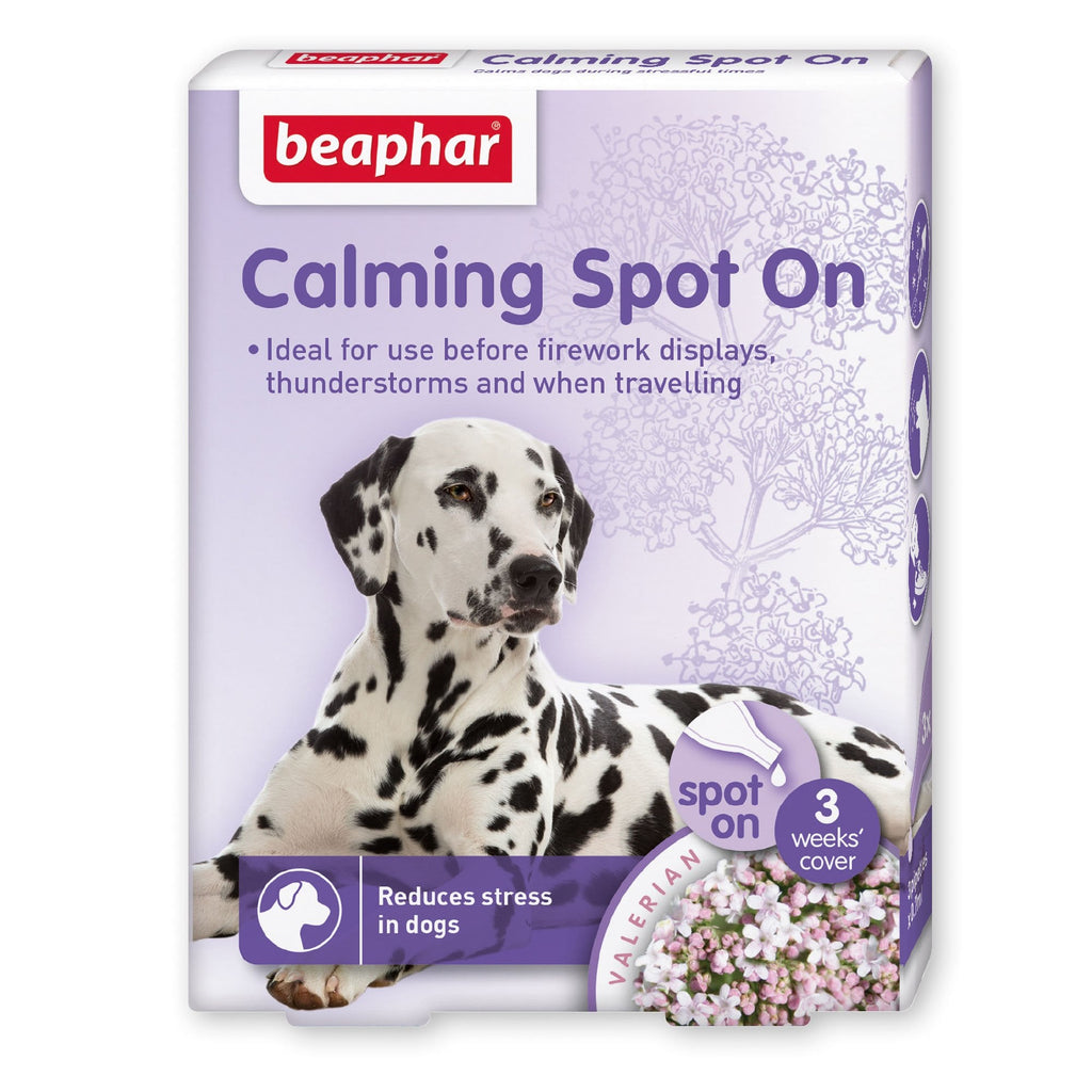 Beaphar Herbal Calming Spot-On For Dogs – 3 Pipettes