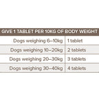 Beaphar One Dose Worming Tablets for Dogs (6-40kg) - 4 Pack