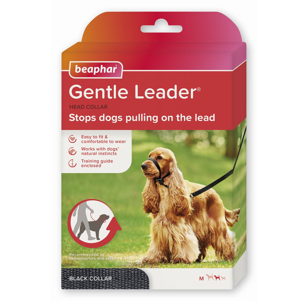 Beaphar Gentle Leader Head Collar Black For Medium Dogs