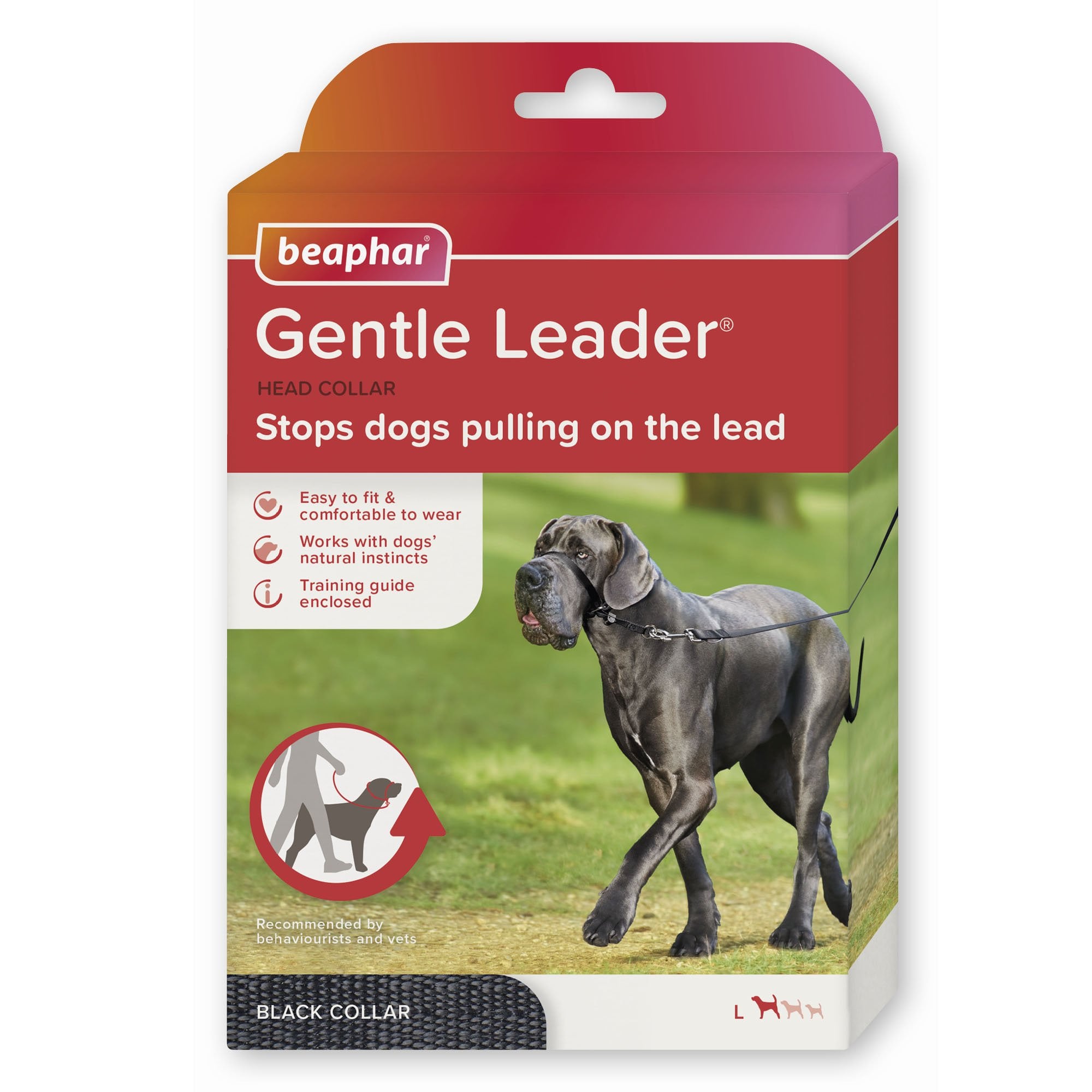 Gentle Leader Head Collar Black For Large Dogs