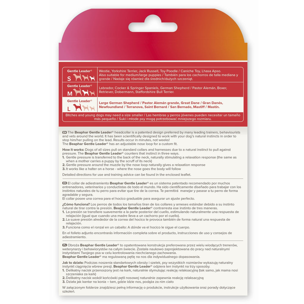 Gentle Leader Head Collar Black For Large Dogs