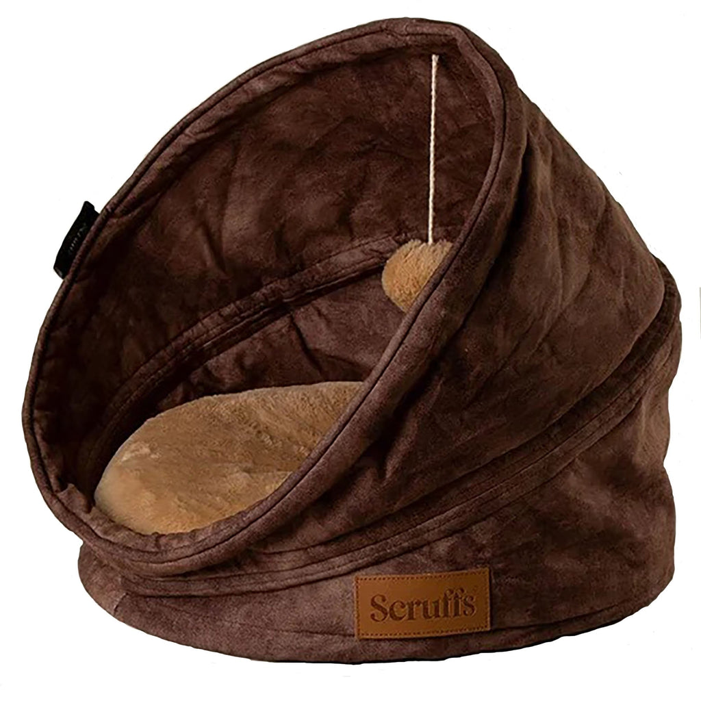 Scruffs Kensington Small Cat Bed Chocolate