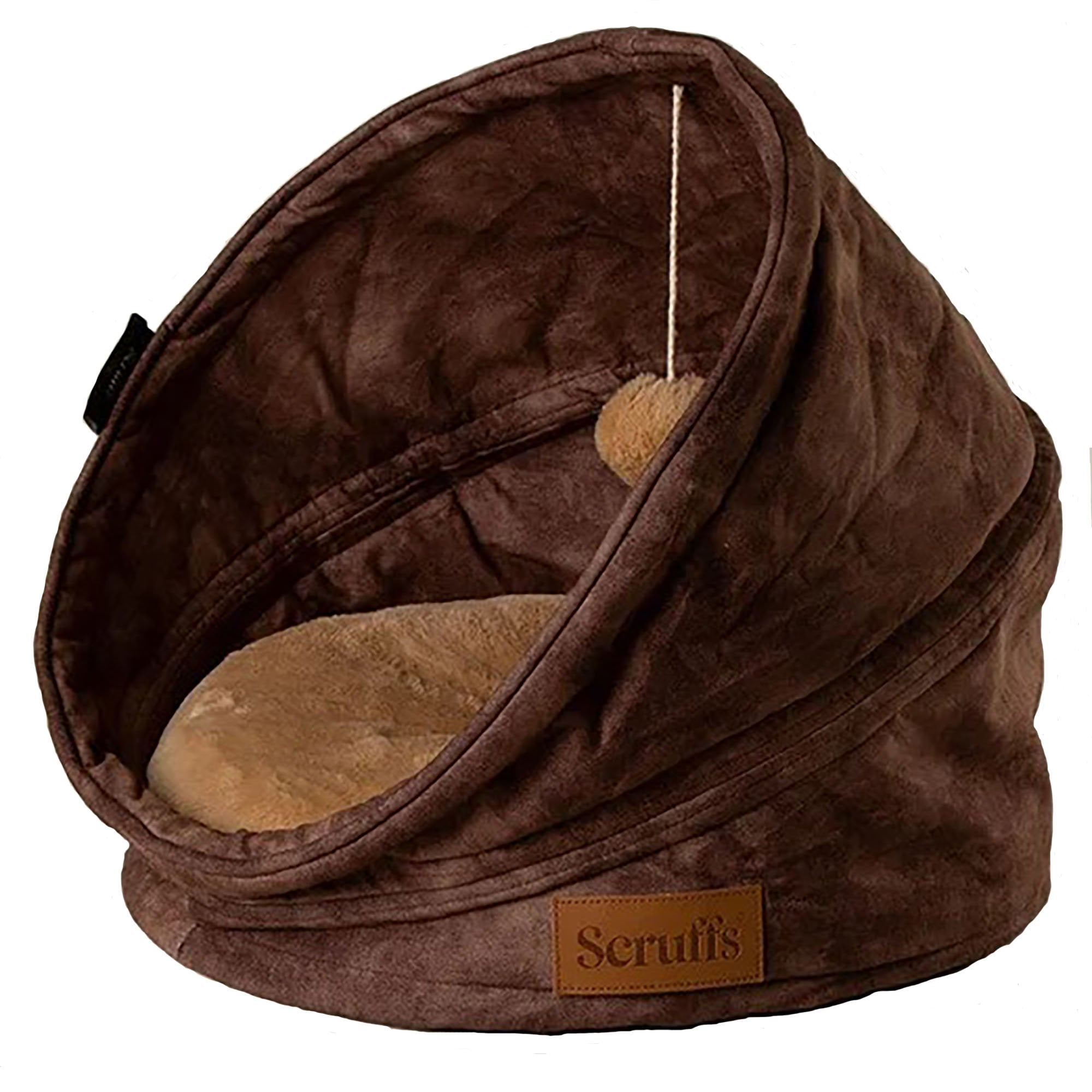 Kensington Small Cat Bed Chocolate