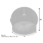 Scruffs Kensington Small Cat Bed Chocolate
