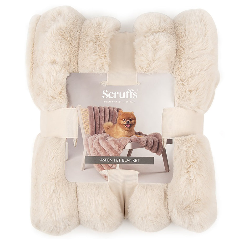 Scruffs Aspen Pet Blanket Cream
