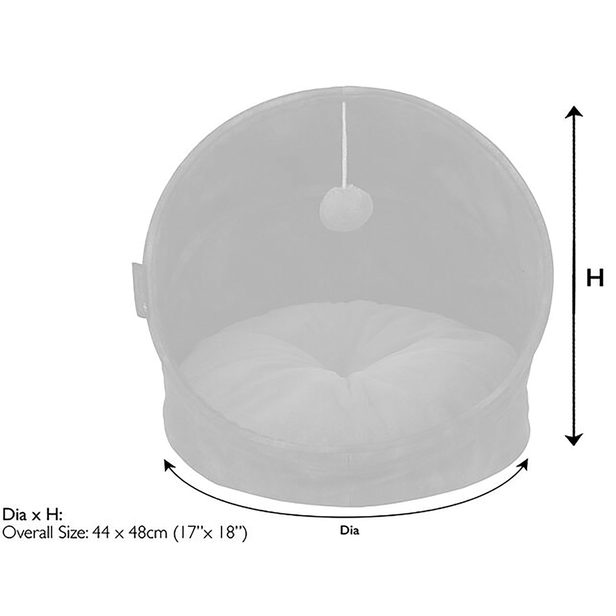 Kensington Cat Bed Grey Small