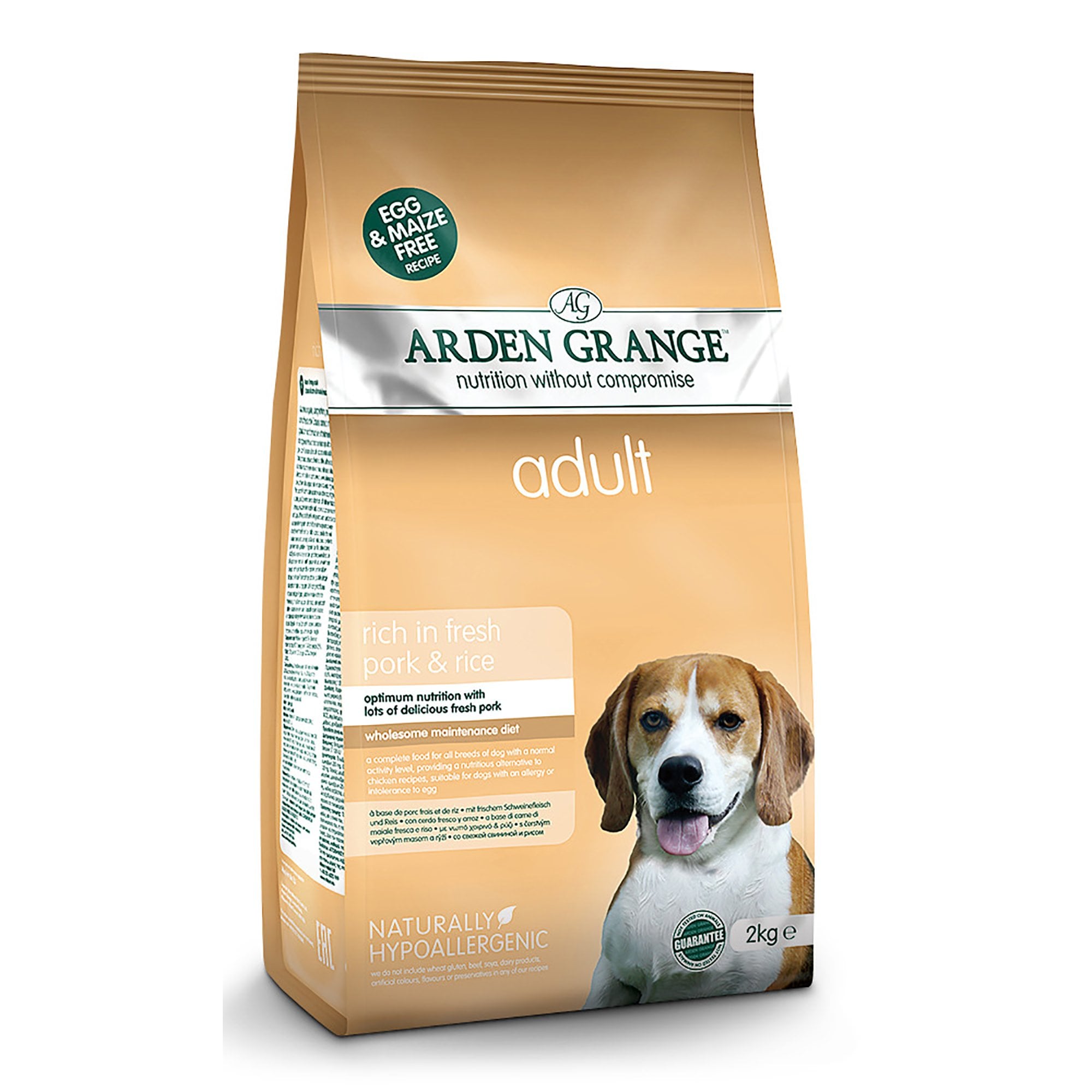 Adult With Fresh Pork & Rice Dog Food 2kg