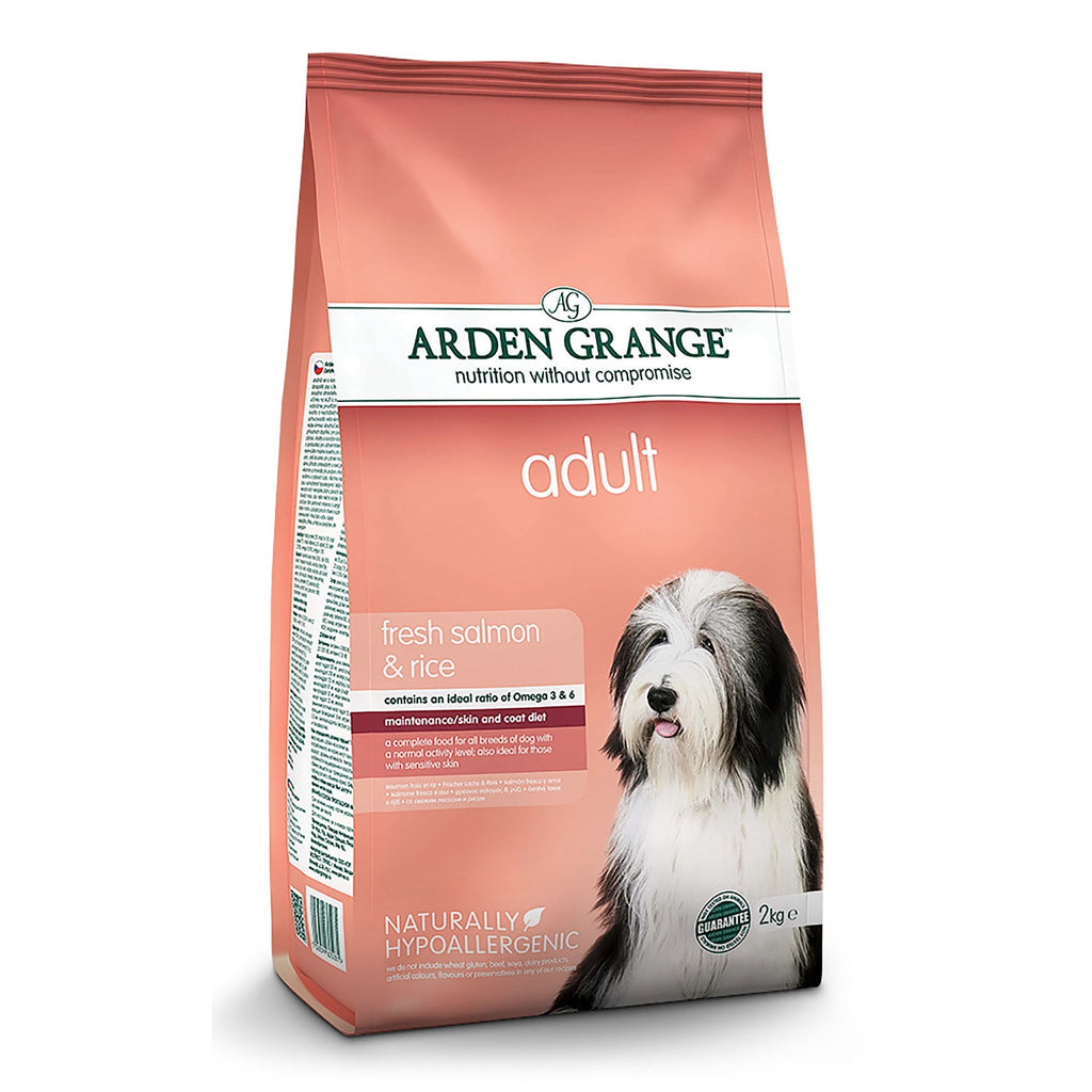 Arden Grange Adult With Fresh Salmon & Rice Dog Food 2kg