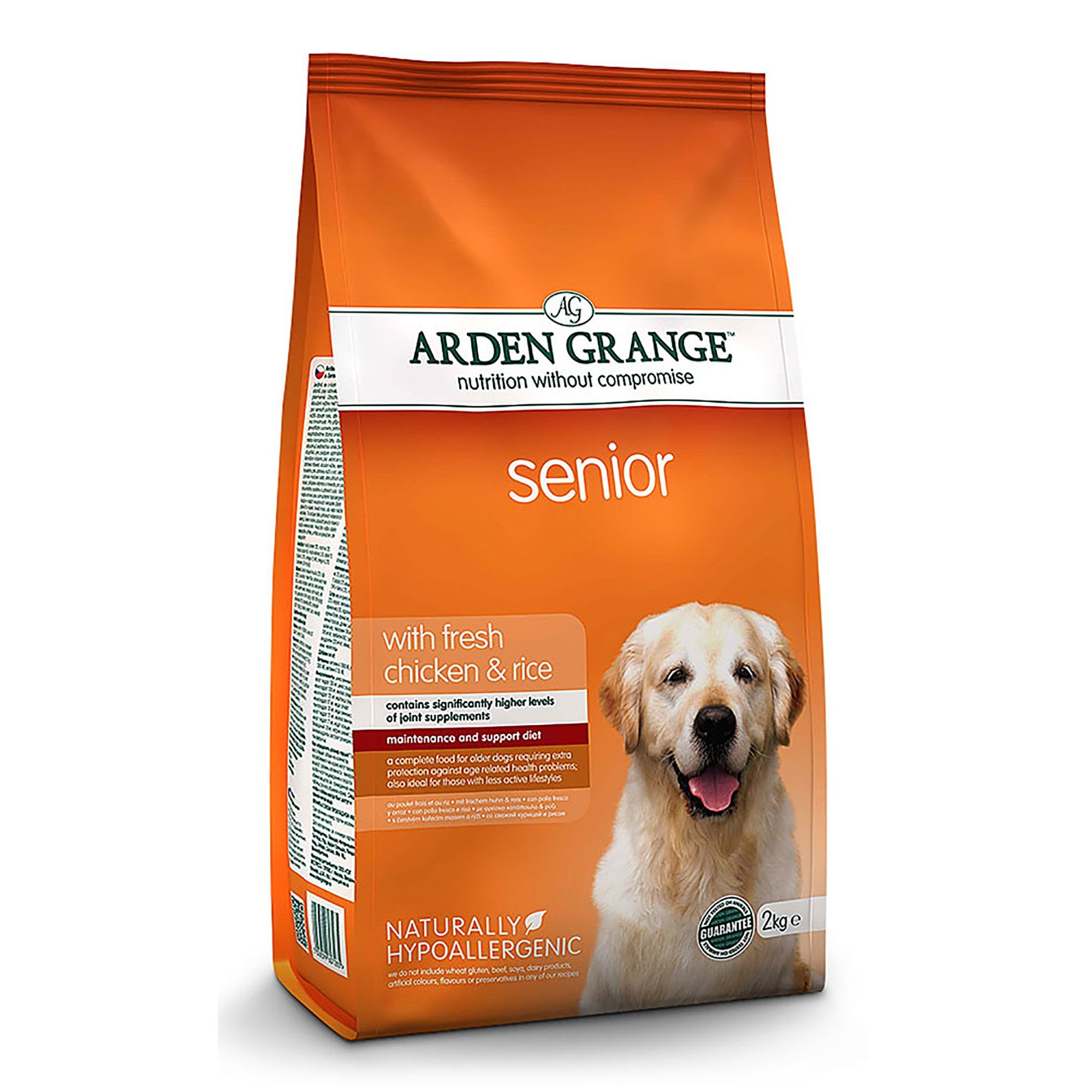 Senior With Fresh Chicken & Rice Dog Food 2kg